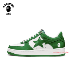 Bape Sta Skateboard Green Shoes Men Women