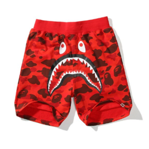 Red Bape Shark Shorts